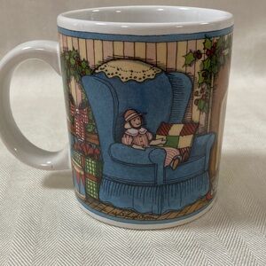 Vintage Susan Winget Holiday toys Christmas Mug